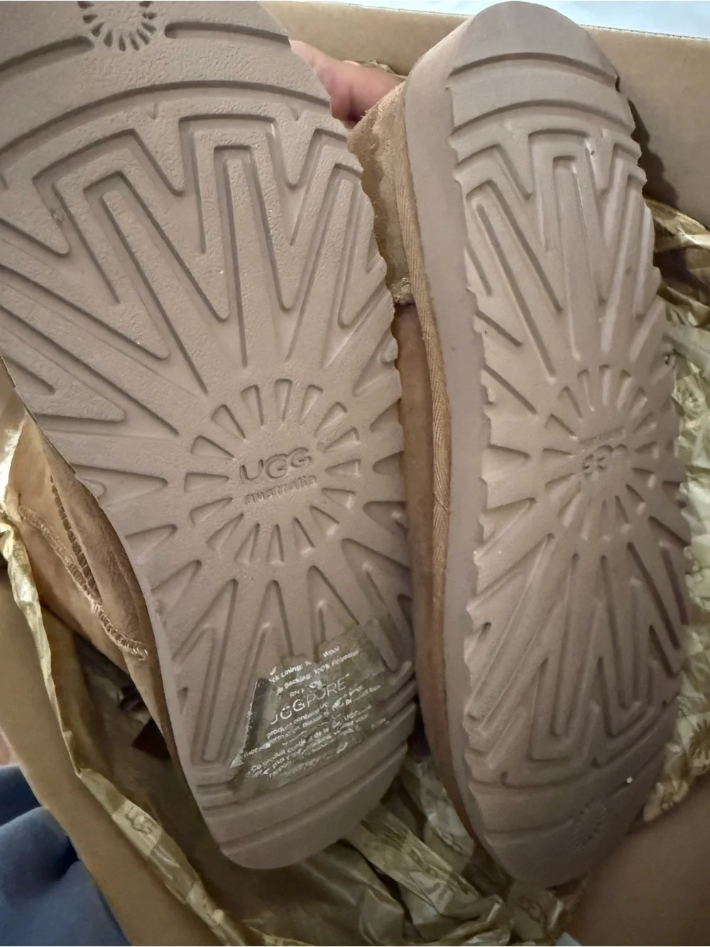 UGG Chestnut Bailey Bow Suede boots